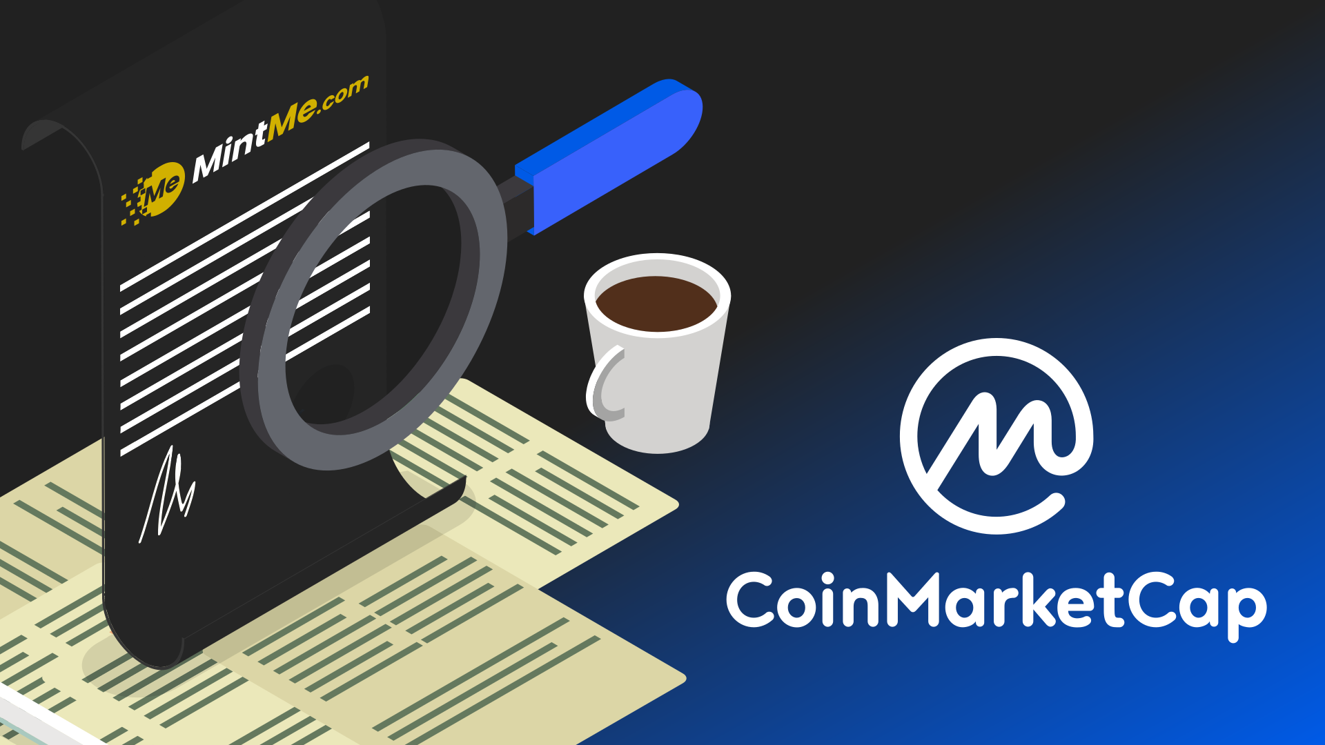 Our CMC application is in progress! | mintMe