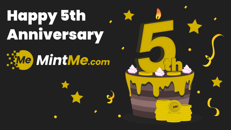 Happy 5th anniversary, MintMe.com!